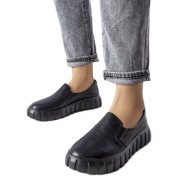 Černé kalhoty LS5379 Taupe černý