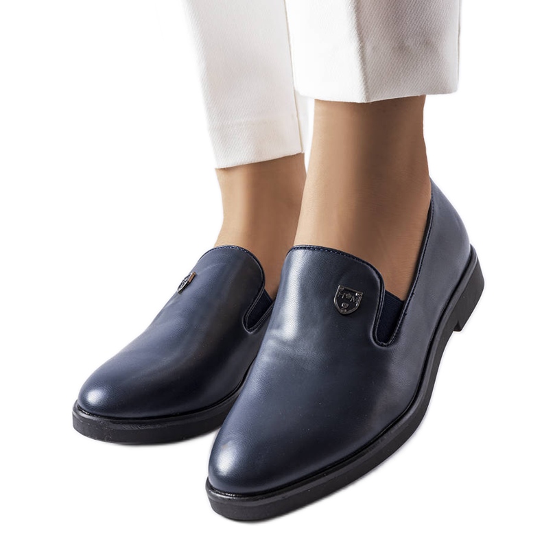 Námořnické hladké boty Concord modrý