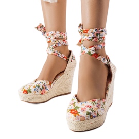 Larivière květinové espadrilky béžový Larivière květinové espadrilky béžový
