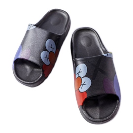 Černé diapozitivy s běhounem a potisky černý