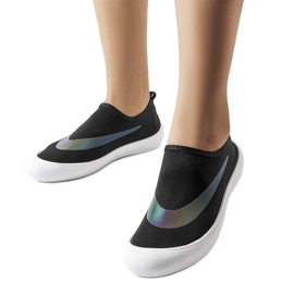 Černé elastické tenisky Stover černý