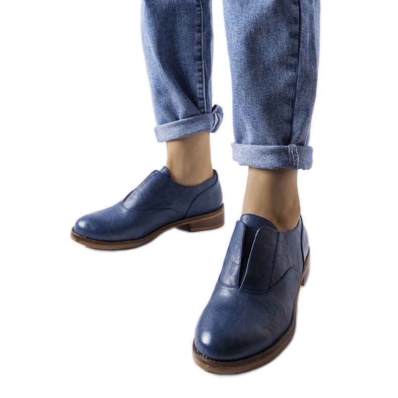 Modré boty LS5379 Taupe modrý