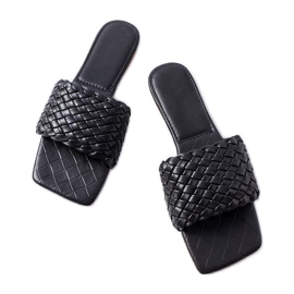 Goldleaf černé tkané sklíčka černý