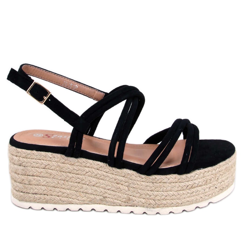 BM Černé espadrilky Altman černá