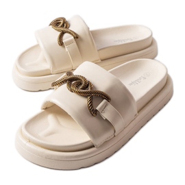 Béžové skluzavky na platformě od Frédérique béžový Béžové skluzavky na platformě od Frédérique béžový