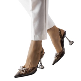 Černé průhledné lodičky od Girard černý