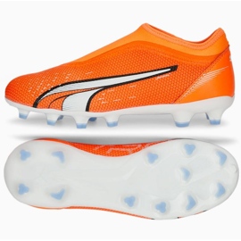 Kopačky Puma Ultra Match Ll FG/AG 107229 01 pomerančový pomeranče a červené