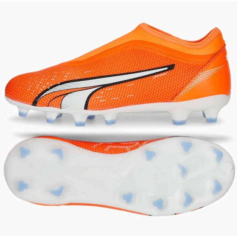 Kopačky Puma Ultra Match Ll FG/AG 107229 01 oranžový pomeranče a červené