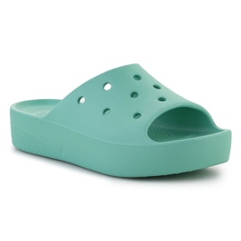 Crocs Classic Platform Slide W 208180-3UG zelená