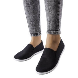 Černé textilní tenisky od Quincy černý