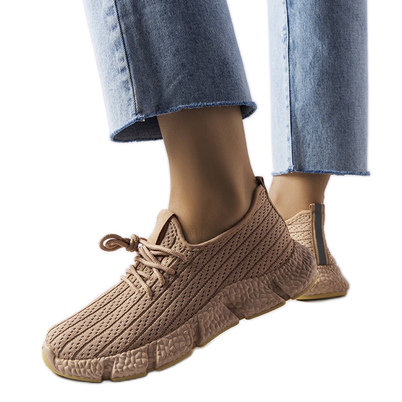 Inna Béžové sportovní tenisky od Élodie béžový