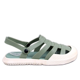 Dámské gumové sandály Sammy Green zelená