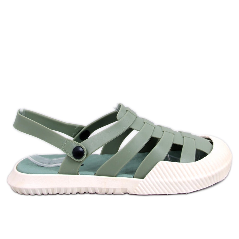 Dámské gumové sandály Sammy Green zelená