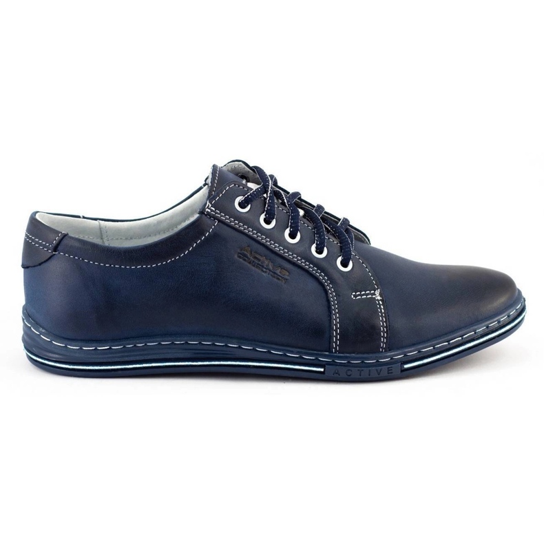 Polbut Pánské boty 320 navy blue modrý
