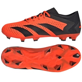 Kopačky Adidas Predator Accuracy.3 L Fg M GW4601 červený pomeranče a červené