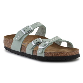 Vstřikované nýty Birkenstock Franca Matcha Slippers W 1024267 zelený