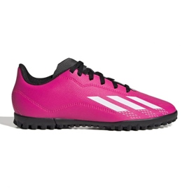 Kopačky Adidas X Speedportal.4 Tf Jr GZ2446 růžový růže a fialové Kopačky Adidas X Speedportal.4 Tf Jr GZ2446 růžový růže a fialové