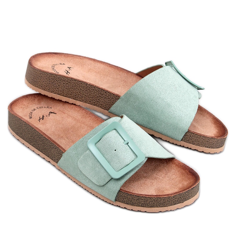 Skluzavky se sponou Darke Verde zelená