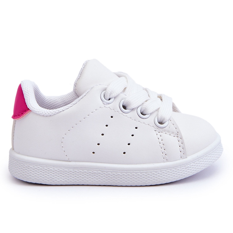 FR1 Dětské sportovní boty White and Pink Miles bílý
