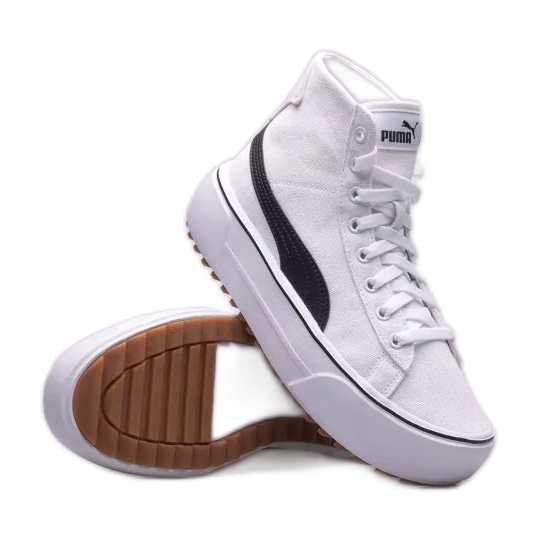 Boty Puma Kaia Mid Cv W 384409-01 bílý