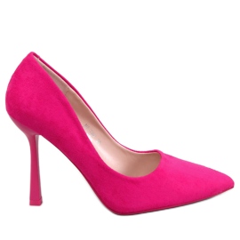 Seastar Dámské semišové podpatky Camerin Fuchsia růžový