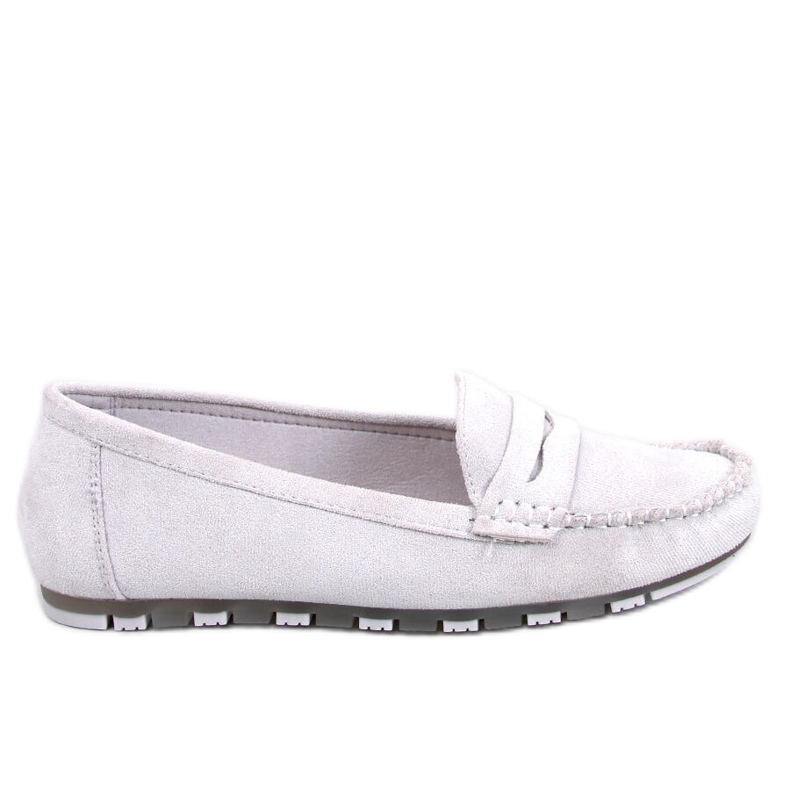 Dámské semišové mokasíny Anaya Grey šedá