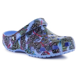 Skluzavky Crocs Classic Butterfly dřevák měsíc W 208257-5Q7 fialová