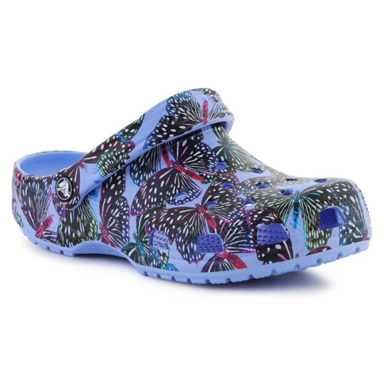 Skluzavky Crocs Classic Butterfly dřevák měsíc W 208257-5Q7 fialový Skluzavky Crocs Classic Butterfly dřevák měsíc W 208257-5Q7 fialový