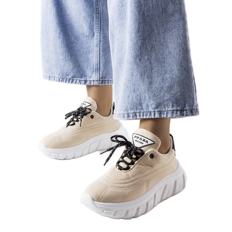 Béžové tenisky od Aisys béžový