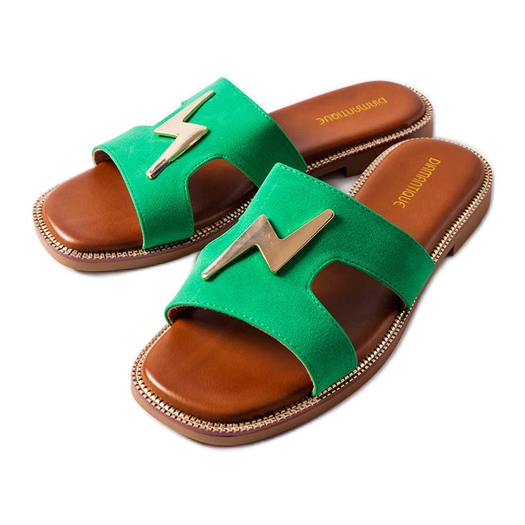 Zelené ploché skluzavky od Leyry zelená Zelené ploché skluzavky od Leyry zelená