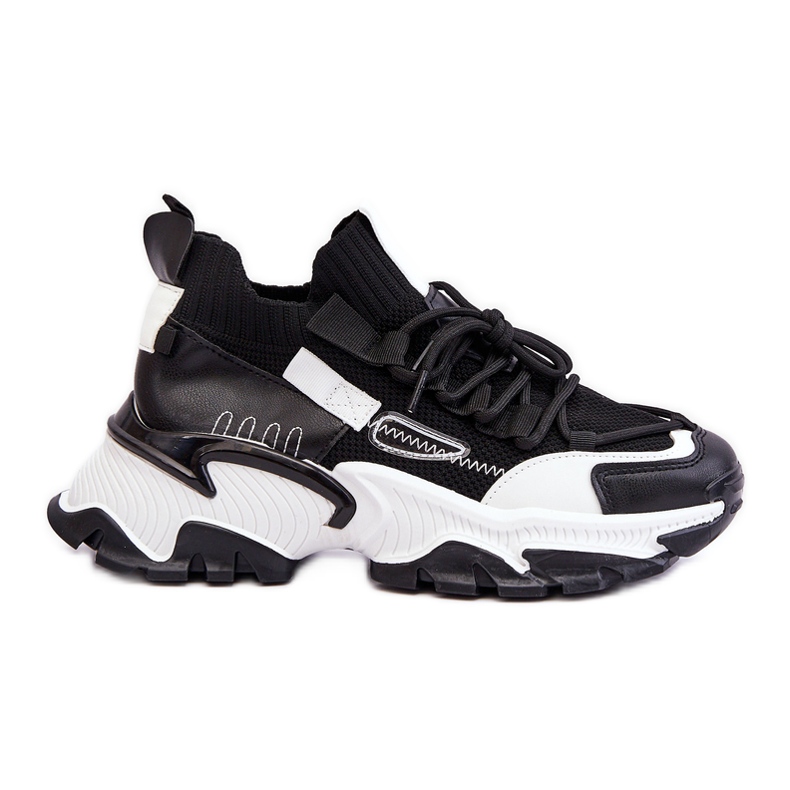 PS1 Dámské nazouvací ponožkové tenisky Black Keaton černá