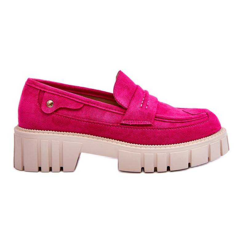 Dámské semišové nazouvací boty Fuchsia Fiorell růžový