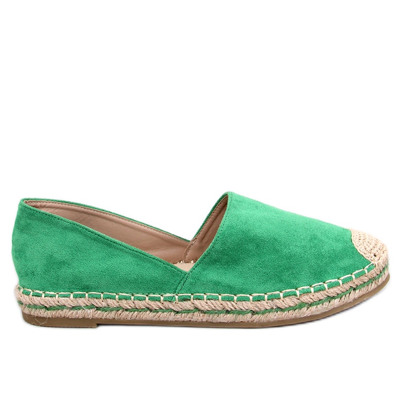 Vykrojené espadrilky Phair Green zelená