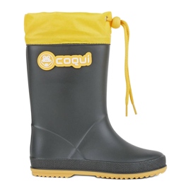 Wellingtons Coqui Rainy Collar Jr 8509-100-2412 černý