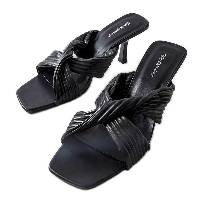 Inna Černé sandály na podpatku značky Seiler černá