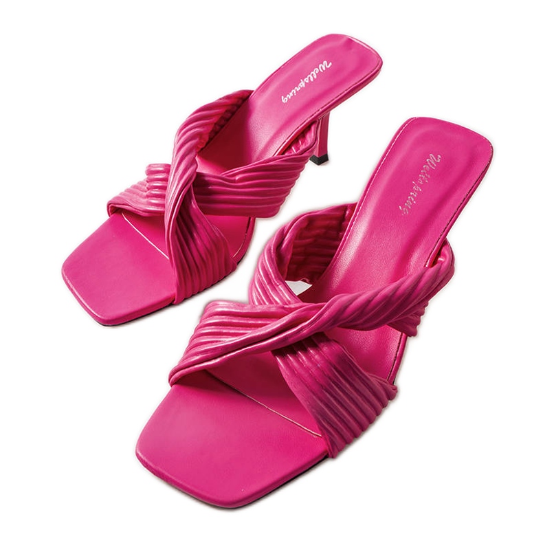 Inna Růžové sandály na podpatku značky Seiler růžový