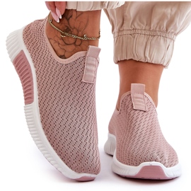 PM1 Klasické slip-on tenisky světle růžové Frankie růžový