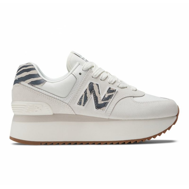 Boty New Balance 574+ W NBWL574ZDD bílý