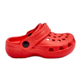 WJ1 Dětské pěnové skluzavky Crocs Red Percy červený