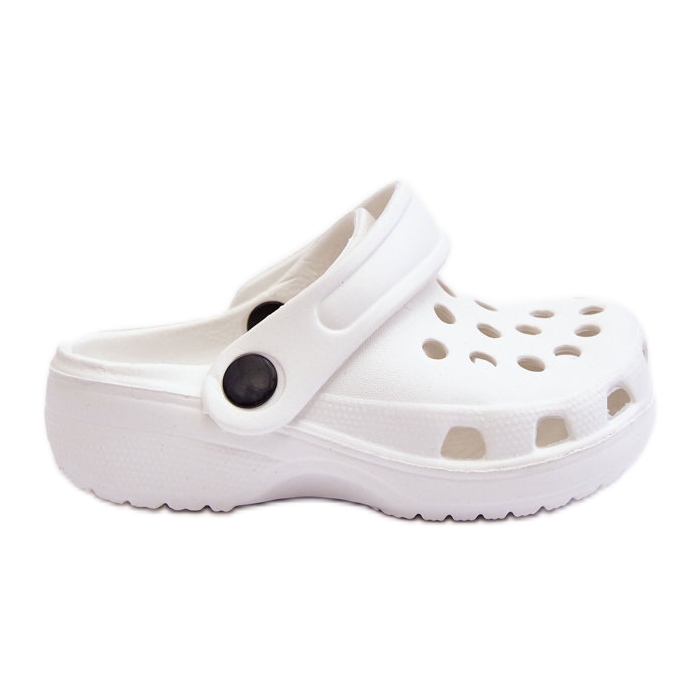 Dětské pěnové sandály Crocs White Percy bílý
