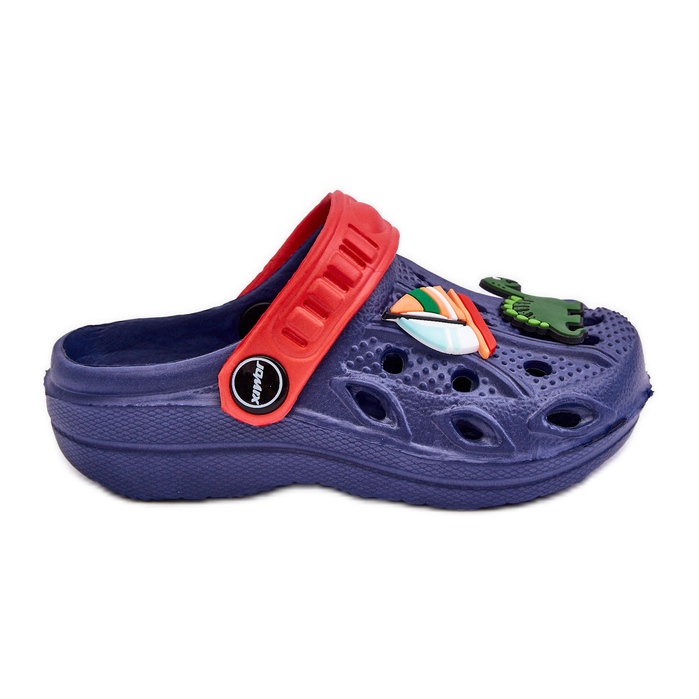 Dětské pěnové lehké sandály Crocs Navy Blue Sweets modrý