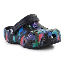 Pantofle Crocs Classic Dino Clog Jr 208303-4LF černý