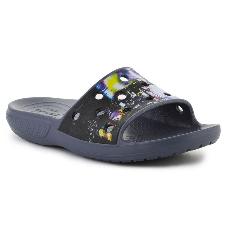 Pantofle Crocs Classic Meta Scape Slide 208471-0C4 černá