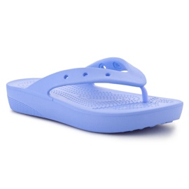 Crocs Klasické žabky na platformě W 207714-5Q6 modrý