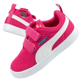 Boty Puma Courtflex Jr 371759 11 růžový Boty Puma Courtflex Jr 371759 11 růžový