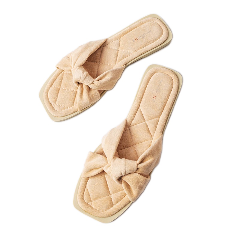 Inna Růžové pantofle z eko semiše od Pride růžový