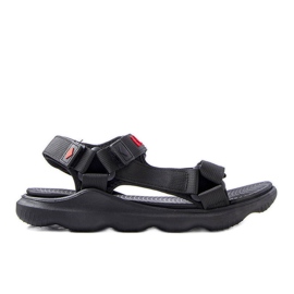 Lee Cooper Černé sportovní sandály LCW-23-34-1696M černý