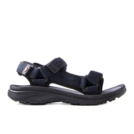 Lee Cooper Černé sportovní sandály LCW-23-34-1686M černý