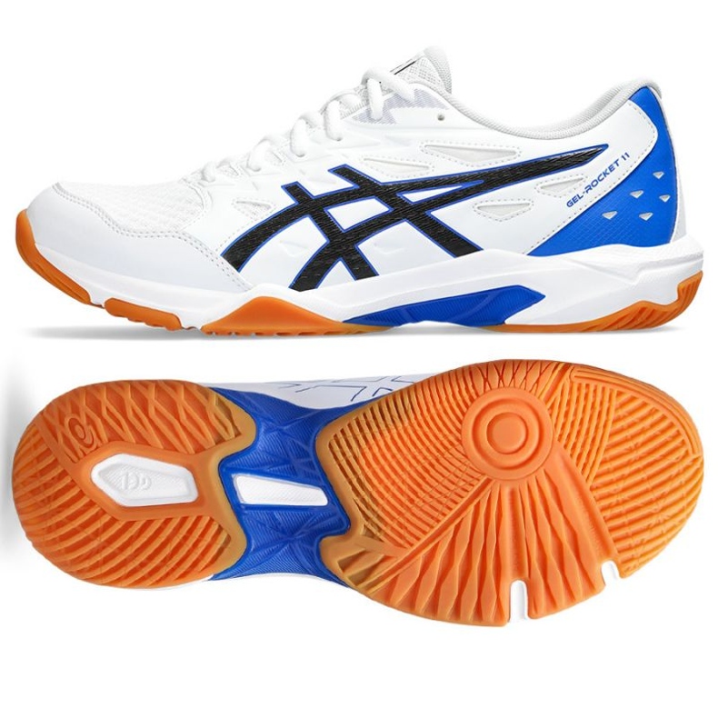 Boty Asics GEL-ROCKET 11 M 1071A091-100 bílý bílý