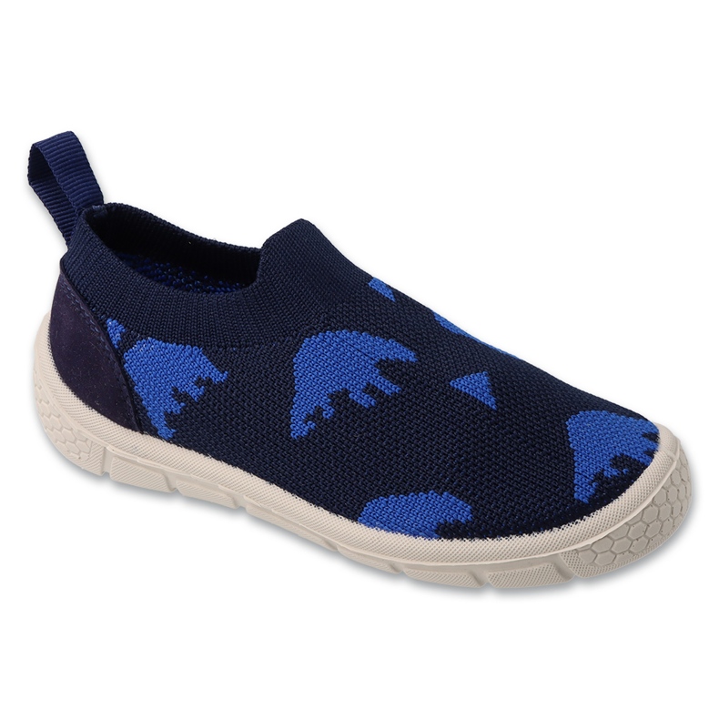 Befado Children's Navy Blue Stippers 102x006 Blue Application modrý
